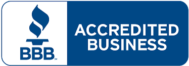 Better Business Bureau Accredited Business badge.